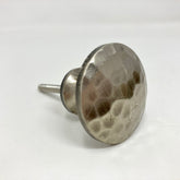 Hammered Antique Pewter Knob Kitchen Replacement Home decor drawer pull